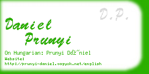 daniel prunyi business card